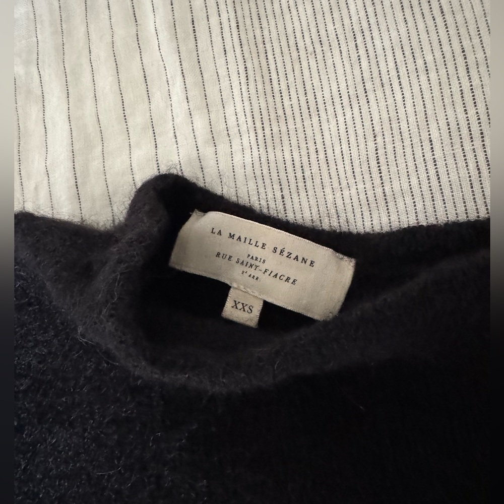Sezane Gaspard Cardigan Black - Size XXS - Picture 4 of 5